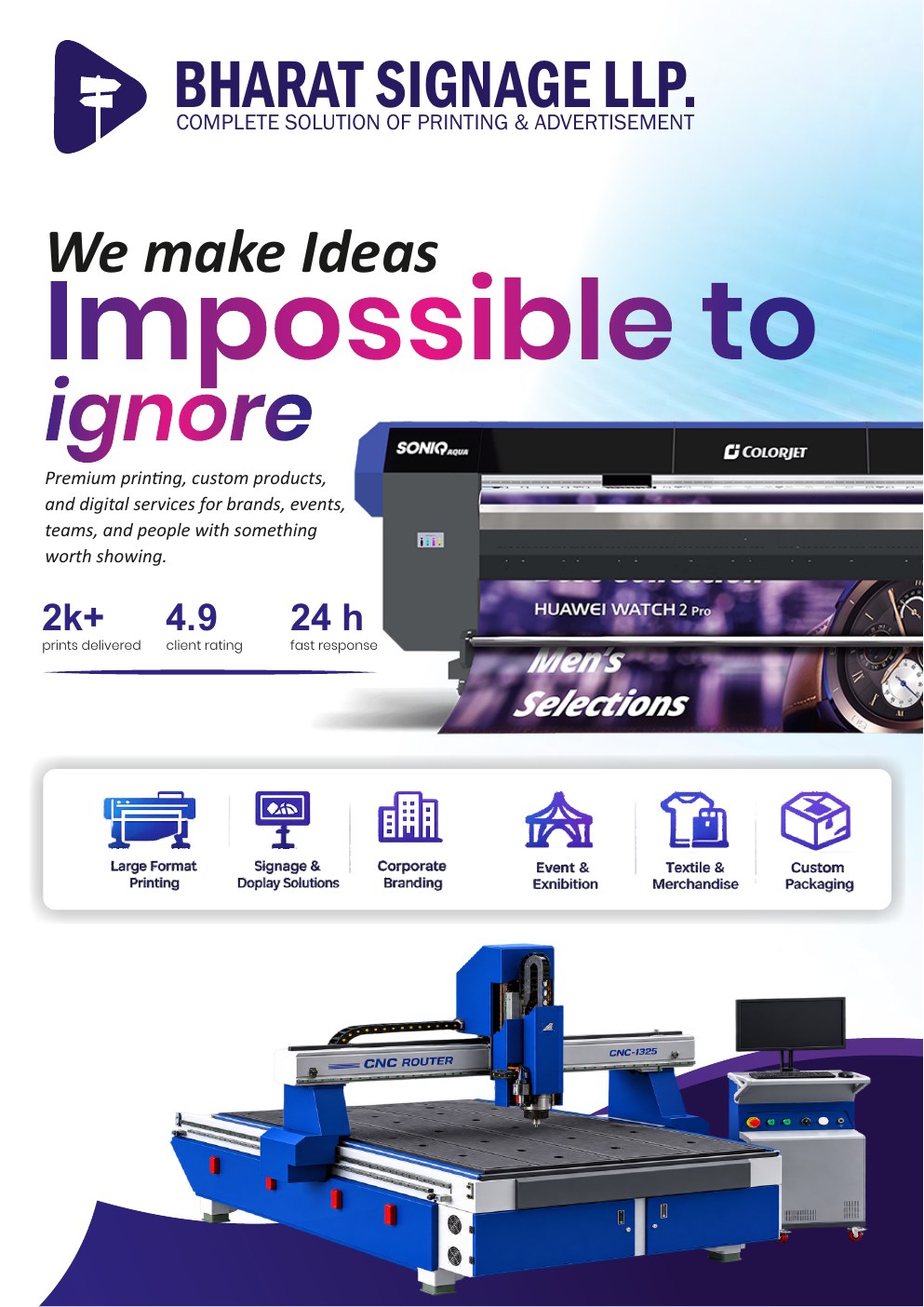 Bharat Signage company profile page 1